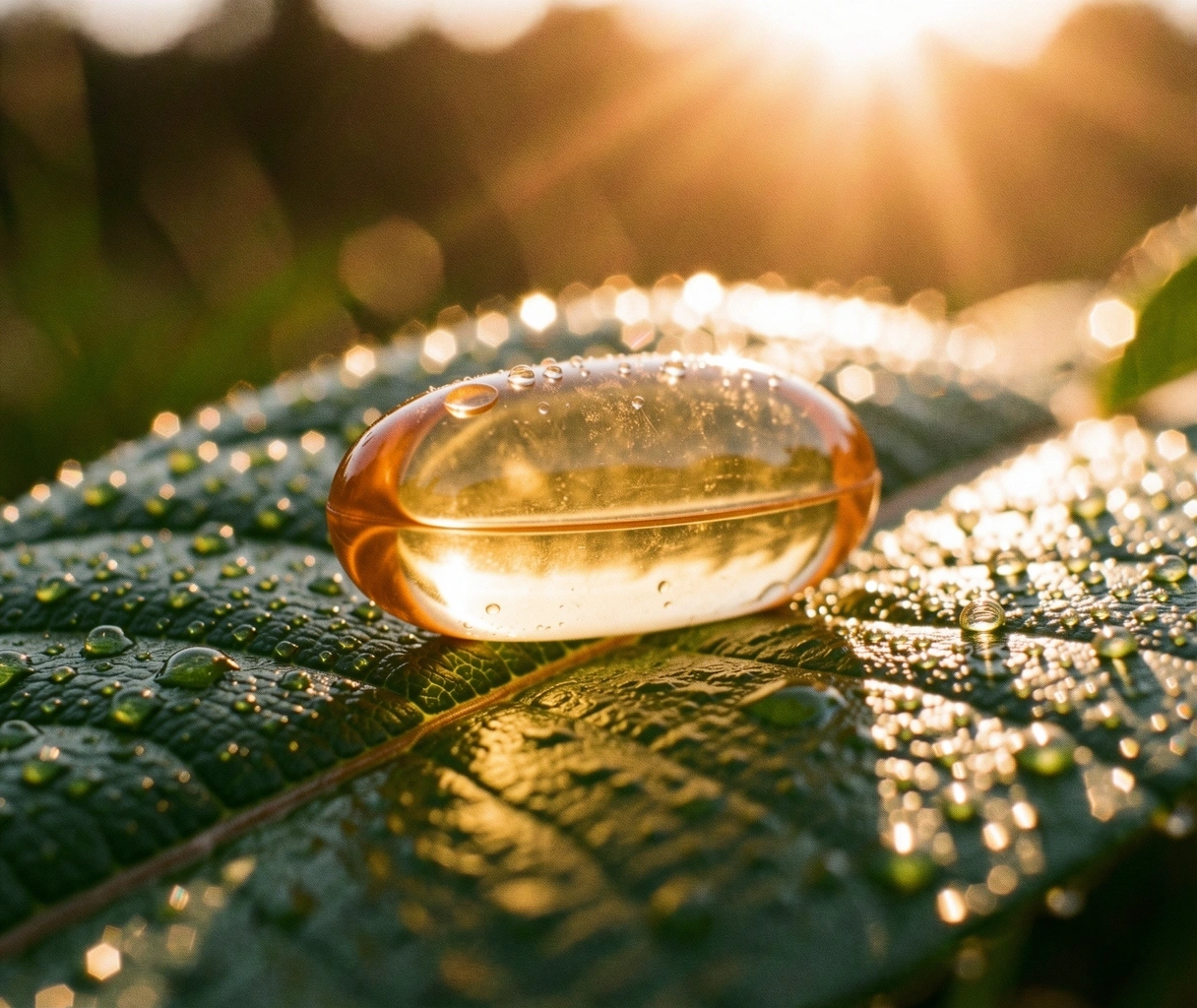 Zářivá pleť v ranním slunci